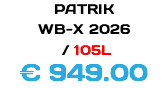 PATRIK WB-X 2026 / 105L € 949.00